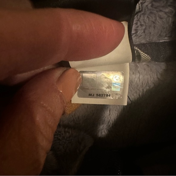 The North Face Womens Lavender Fleece Lined Zip Front Mock Neck Sweatshirt Small - Picture 8 of 10